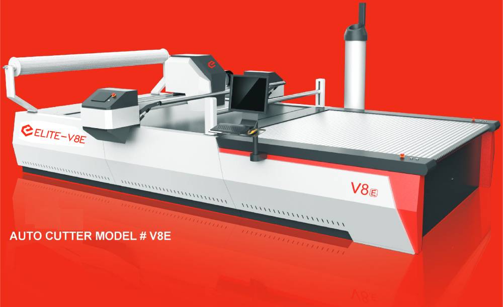ELITE V8E Automatic Fabric Cutting Machine